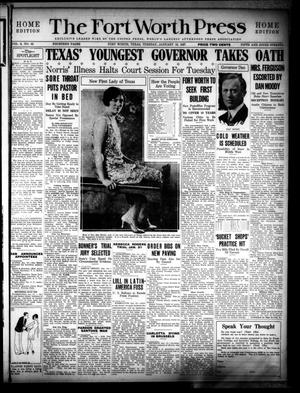 The Fort Worth Press (Fort Worth, Tex.), Vol. 6, No. 92, Ed. 1 Tuesday, January 18, 1927