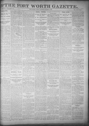 Fort Worth Gazette. (Fort Worth, Tex.), Vol. 17, No. 122, Ed. 1, Saturday, March 18, 1893