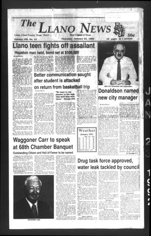 The Llano News (Llano, Tex.), Vol. 102, No. 14, Ed. 1 Thursday, January 23, 1992