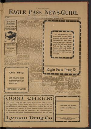 Eagle Pass News-Guide. (Eagle Pass, Tex.), Vol. 22, No. 23, Ed. 1 Saturday, December 25, 1909