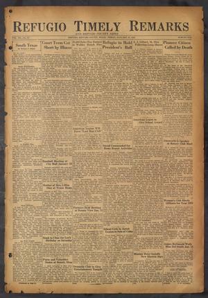 Refugio Timely Remarks and Refugio County News (Refugio, Tex.), Vol. 7, No. 13, Ed. 1 Friday, January 18, 1935