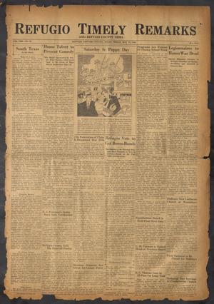 Refugio Timely Remarks and Refugio County News (Refugio, Tex.), Vol. 8, No. 32, Ed. 1 Friday, May 29, 1936