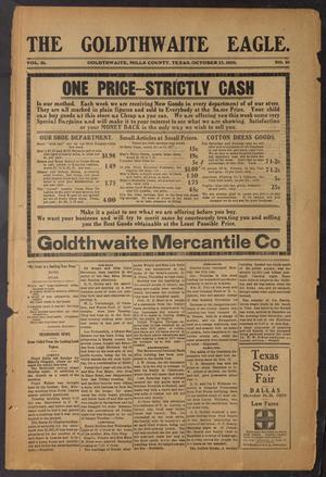 The Goldthwaite Eagle. (Goldthwaite, Tex.), Vol. 16, No. 10, Ed. 1 Saturday, October 23, 1909