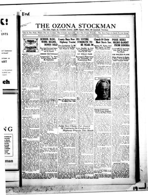 The Ozona Stockman (Ozona, Tex.), Vol. 17, No. 43, Ed. 1 Thursday, February 5, 1931