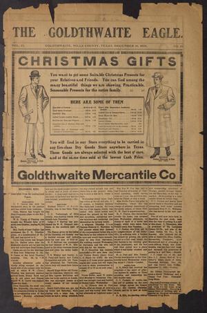 The Goldthwaite Eagle. (Goldthwaite, Tex.), Vol. 15, No. 18, Ed. 1 Saturday, December 19, 1908