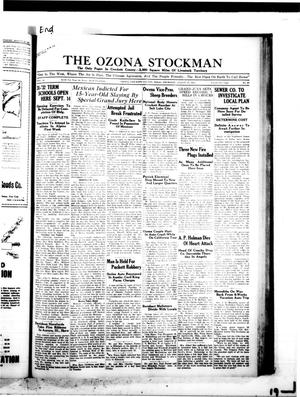 The Ozona Stockman (Ozona, Tex.), Vol. 18, No. 20, Ed. 1 Thursday, August 27, 1931