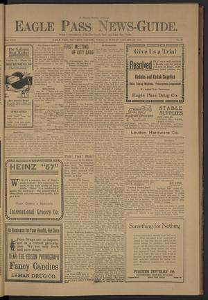 Eagle Pass News-Guide. (Eagle Pass, Tex.), Vol. 22, No. 27, Ed. 1 Saturday, January 22, 1910