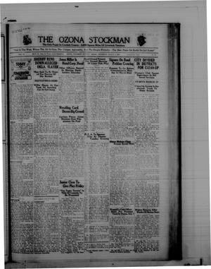 The Ozona Stockman (Ozona, Tex.), Vol. 16, No. 47, Ed. 1 Thursday, March 6, 1930