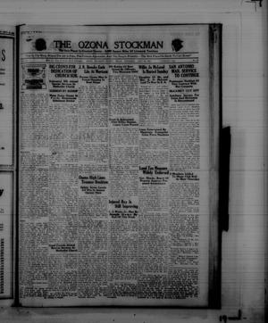 Primary view of object titled 'The Ozona Stockman (Ozona, Tex.), Vol. 17, No. 24, Ed. 1 Thursday, September 25, 1930'.