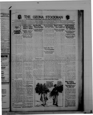 The Ozona Stockman (Ozona, Tex.), Vol. 17, No. 8, Ed. 1 Thursday, June 5, 1930