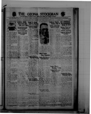 The Ozona Stockman (Ozona, Tex.), Vol. 17, No. 22, Ed. 1 Thursday, September 11, 1930