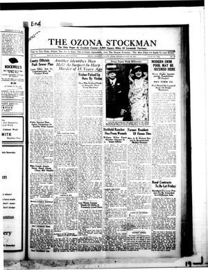 Primary view of object titled 'The Ozona Stockman (Ozona, Tex.), Vol. 18, No. 16, Ed. 1 Thursday, July 30, 1931'.