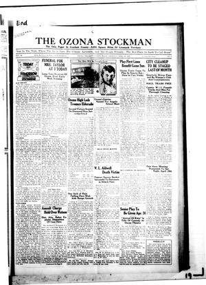Primary view of object titled 'The Ozona Stockman (Ozona, Tex.), Vol. 18, No. 1, Ed. 1 Thursday, April 16, 1931'.