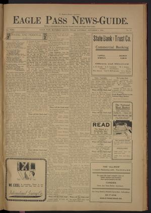 Eagle Pass News-Guide. (Eagle Pass, Tex.), Vol. 23, No. 16, Ed. 1 Saturday, November 5, 1910