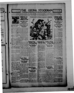The Ozona Stockman (Ozona, Tex.), Vol. 16, No. 9, Ed. 1 Thursday, June 6, 1929
