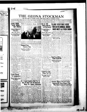 The Ozona Stockman (Ozona, Tex.), Vol. 18, No. 13, Ed. 1 Thursday, July 9, 1931