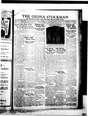 Primary view of object titled 'The Ozona Stockman (Ozona, Tex.), Vol. 18, No. 31, Ed. 1 Thursday, November 12, 1931'.