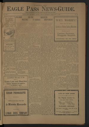Eagle Pass News-Guide. (Eagle Pass, Tex.), Vol. 21, No. 32, Ed. 1 Saturday, February 27, 1909