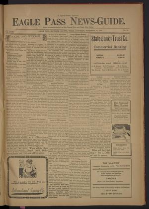 Eagle Pass News-Guide. (Eagle Pass, Tex.), Vol. 23, No. 18, Ed. 1 Saturday, November 19, 1910