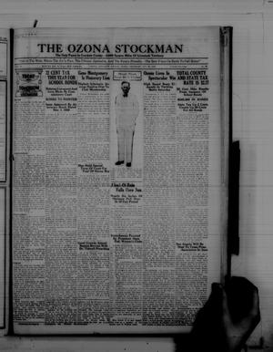 The Ozona Stockman (Ozona, Tex.), Vol. 17, No. 28, Ed. 1 Thursday, October 23, 1930