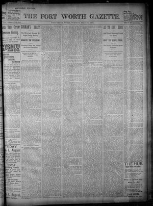 Primary view of object titled 'Fort Worth Gazette. (Fort Worth, Tex.), Vol. 18, No. 243, Ed. 1, Tuesday, July 24, 1894'.