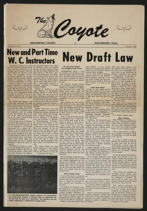 The Coyote (Weatherford, Tex.), Vol. 4, No. 1, Ed. 1 Friday, October 1, 1965