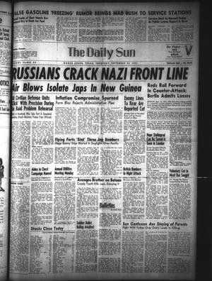 The Daily Sun (Goose Creek, Tex.), Vol. 24, No. 85, Ed. 1 Thursday, September 24, 1942
