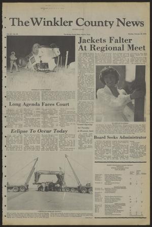 The Winkler County News (Kermit, Tex.), Vol. 43, No. 44, Ed. 1 Monday, February 26, 1979