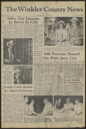 Primary view of object titled 'The Winkler County News (Kermit, Tex.), Vol. 43, No. 77, Ed. 1 Monday, June 25, 1979'.