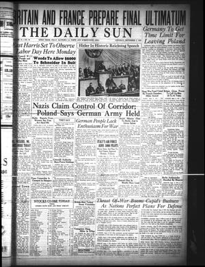 The Daily Sun (Goose Creek, Tex.), Vol. 21, No. 60, Ed. 1 Saturday, September 2, 1939