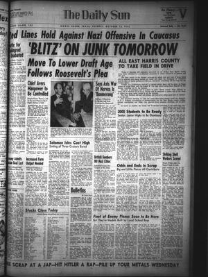 The Daily Sun (Goose Creek, Tex.), Vol. 24, No. 102, Ed. 1 Tuesday, October 13, 1942