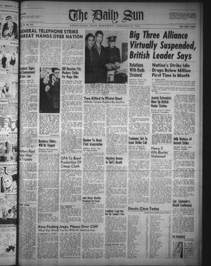 The Daily Sun (Goose Creek, Tex.), Vol. 28, No. 212, Ed. 1 Wednesday, February 20, 1946