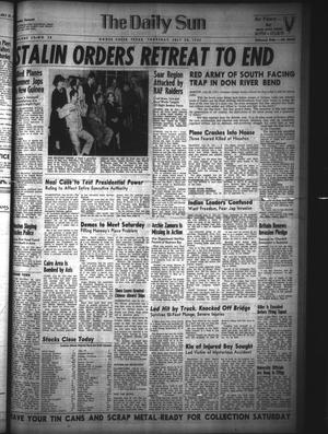 The Daily Sun (Goose Creek, Tex.), Vol. 24, No. 38, Ed. 1 Thursday, July 30, 1942