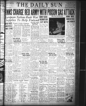 The Daily Sun (Goose Creek, Tex.), Vol. 21, No. 139, Ed. 1 Thursday, December 7, 1939