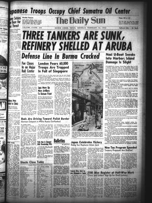 The Daily Sun (Goose Creek, Tex.), Vol. 23, No. 205, Ed. 1 Monday, February 16, 1942