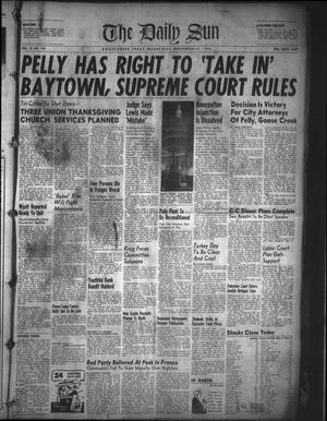 The Daily Sun (Goose Creek, Tex.), Vol. 29, No. 145, Ed. 1 Wednesday, November 27, 1946
