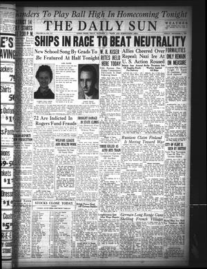 The Daily Sun (Goose Creek, Tex.), Vol. 21, No. 112, Ed. 1 Friday, November 3, 1939