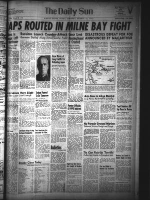 The Daily Sun (Goose Creek, Tex.), Vol. 24, No. 65, Ed. 1 Monday, August 31, 1942