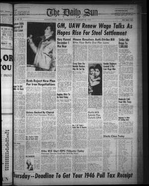 The Daily Sun (Goose Creek, Tex.), Vol. 28, No. 194, Ed. 1 Wednesday, January 30, 1946