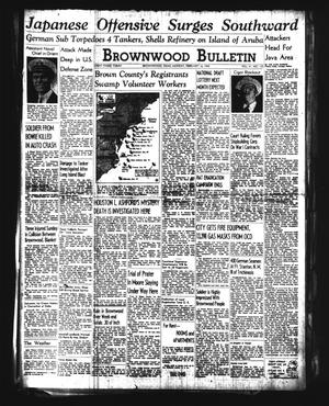Primary view of object titled 'Brownwood Bulletin (Brownwood, Tex.), Vol. 41, No. 123, Ed. 1 Monday, February 16, 1942'.