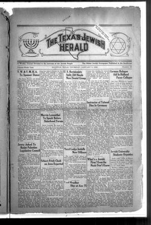The Texas Jewish Herald (Houston, Tex.), Vol. 29, No. 40, Ed. 1 Thursday, January 9, 1936
