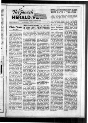 The Jewish Herald-Voice (Houston, Tex.), Vol. 34, No. 23, Ed. 1 Thursday, August 24, 1939