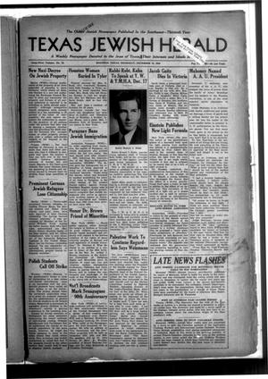 Texas Jewish Herald (Houston, Tex.), Vol. 61, No. 23, Ed. 1 Thursday, December 10, 1936