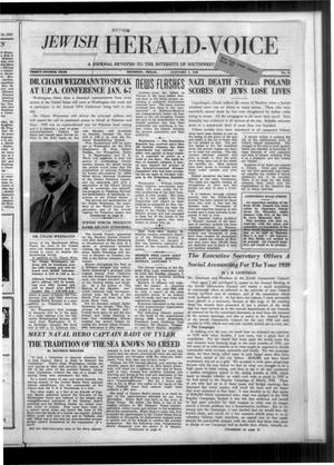 Jewish Herald-Voice (Houston, Tex.), Vol. 34, No. 41, Ed. 1 Thursday, January 4, 1940