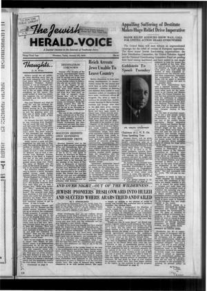 The Jewish Herald-Voice (Houston, Tex.), Vol. 33, No. 43, Ed. 1 Thursday, January 26, 1939