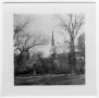 Photograph: [Photo of the Steeple of an Unidentified Church]