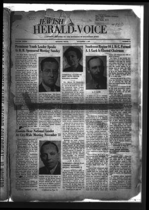 Primary view of object titled 'Jewish Herald-Voice (Houston, Tex.), Vol. 41, No. 31, Ed. 1 Thursday, November 7, 1946'.