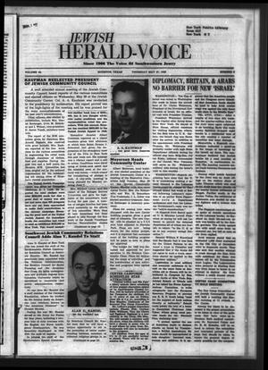 Jewish Herald-Voice (Houston, Tex.), Vol. 43, No. 8, Ed. 1 Thursday, May 27, 1948