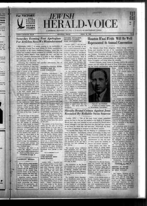 Primary view of object titled 'Jewish Herald-Voice (Houston, Tex.), Vol. 37, No. 7, Ed. 1 Thursday, April 23, 1942'.