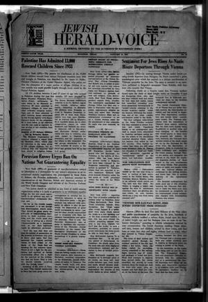 Primary view of object titled 'Jewish Herald-Voice (Houston, Tex.), Vol. 39, No. 42, Ed. 1 Thursday, January 18, 1945'.